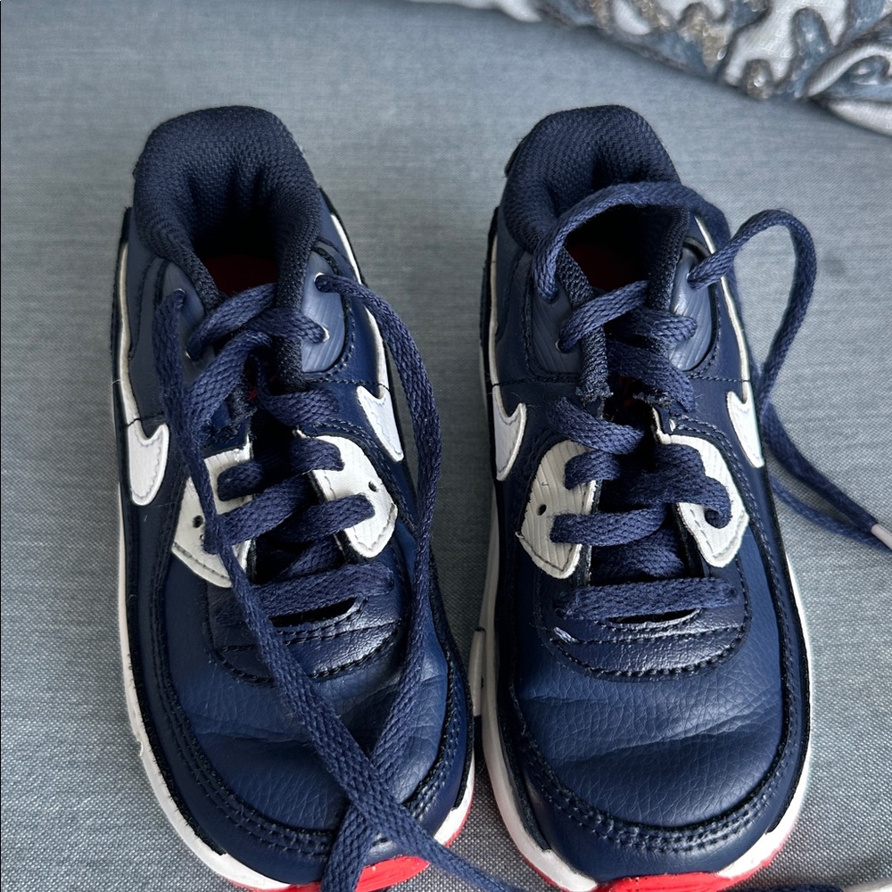 Nike Blue and White Athletic Shoes